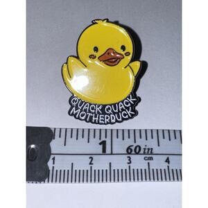 Quack Quack Mother Duck Pin Brooch